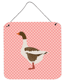 Geese - Pomeranian Rogener Goose Wall or Door Hanging Prints (Color: Geese - Pomeranian Rogener Goose, size: 6 x 6)