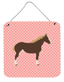 Horse - Percheron Horse Wall or Door Hanging Prints (Color: Horse - Percheron Horse, size: 6 x 6)