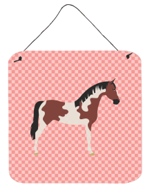 Horse - Pinto Horse Wall or Door Hanging Prints (Color: Horse - Pinto Horse, size: 6 x 6)