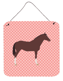 Horse - English Thoroughbred Horse Wall or Door Hanging Prints (Color: Horse - English Thoroughbred Horse, size: 6 x 6)