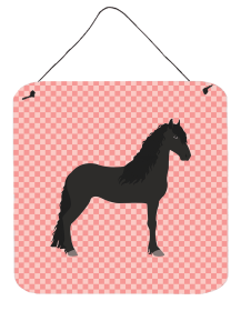 Horse - Friesian Horse Wall or Door Hanging Prints (Color: Horse - Friesian Horse, size: 6 x 6)