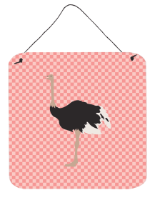 Bird - Common Ostrich Wall or Door Hanging Prints (Color: Bird - Common Ostrich, size: 6 x 6)