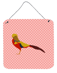 Pheasants - Golden or Chinese Pheasant Wall or Door Hanging Prints (Color: Pheasants - Golden or Chinese Pheasant, size: 6 x 6)