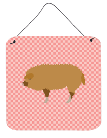 Pigs - Hungarian Mangalica Pig Wall or Door Hanging Prints (Color: Pigs - Hungarian Mangalica Pig, size: 6 x 6)