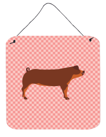Pigs - Duroc Pig Wall or Door Hanging Prints (Color: Pigs - Duroc Pig, size: 6 x 6)