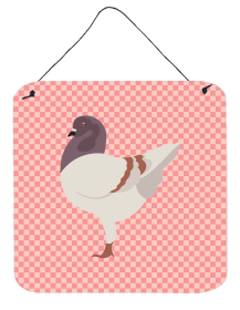 Doves & Pigeons - German Modena Pigeon Wall or Door Hanging Prints (Color: Doves & Pigeons - German Modena Pigeon, size: 6 x 6)