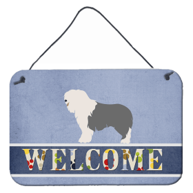 Old English Sheepdog Accent Decor (Color: Old English Sheepdog, size: 8 x 12)