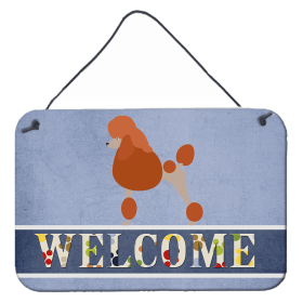 Poodle - Royal Accent Decor (Color: Poodle - Royal, size: 8 x 12)