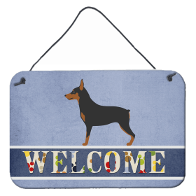 Miniature Pinscher Accent Decor (Color: Miniature Pinscher, size: 8 x 12)
