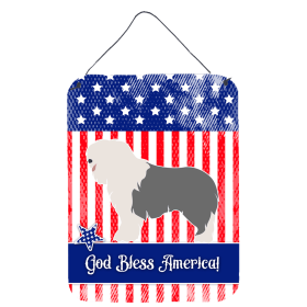 Old English Sheepdog Accent Decor (Color: Old English Sheepdog, size: 12 x 16)
