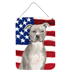 Staffordshire Bull Terrier Accent Decor (Color: Staffordshire Bull Terrier, size: 12 x 16)