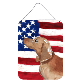 Dachshund - Red Accent Decor (Color: Dachshund - Red, size: 12 x 16)