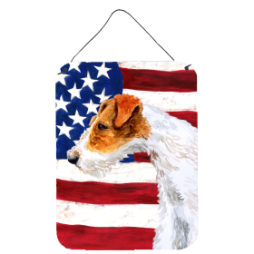 Fox Terrier Accent Decor (Color: Fox Terrier, size: 12 x 16)