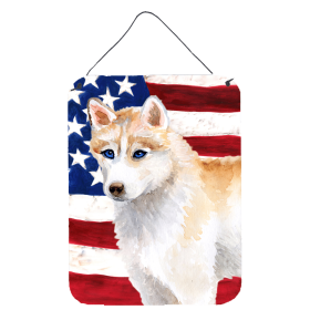 Siberian Husky Accent Decor (Color: Siberian Husky, size: 12 x 16)
