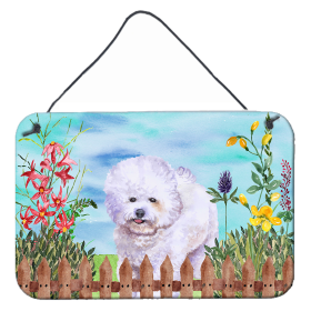 Bichon Frise Accent Decor (Color: Bichon Frise, size: 8 x 12)