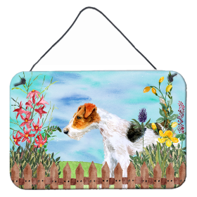Fox Terrier Accent Decor (Color: Fox Terrier, size: 8 x 12)