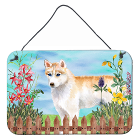 Siberian Husky Accent Decor (Color: Siberian Husky, size: 8 x 12)