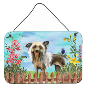 Chinese Crested Accent Decor (Color: Chinese Crested, size: 8 x 12)