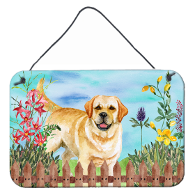 Golden Retriever Accent Decor (Color: Golden Retriever, size: 8 x 12)