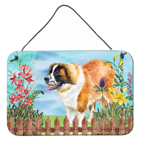 Saint Bernard Accent Decor (Color: Saint Bernard, size: 8 x 12)
