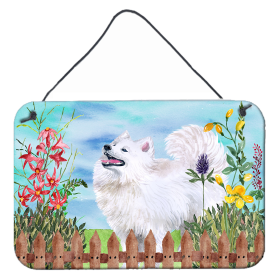 Samoyed Accent Decor (Color: Samoyed, size: 8 x 12)