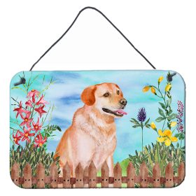 Labrador Retriever Accent Decor (Color: Labrador Retriever, size: 8 x 12)