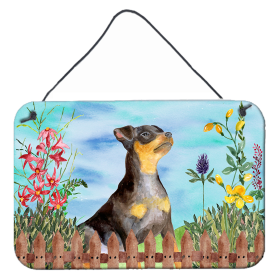 Miniature Pinscher #2 Accent Decor (Color: Miniature Pinscher #2, size: 8 x 12)