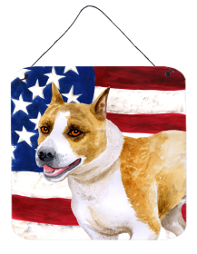Staffordshire Bull Terrier Wall or Door Hanging Prints (Color: Staffordshire Bull Terrier, size: 6 x 6)