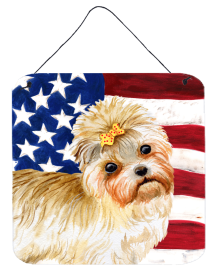 Morkie Wall or Door Hanging Prints (Color: Morkie, size: 6 x 6)
