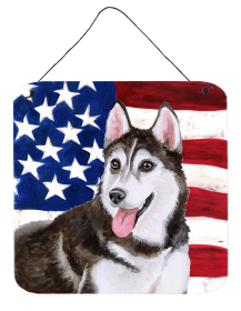 Siberian Husky #2 Wall or Door Hanging Prints (Color: Siberian Husky #2, size: 6 x 6)