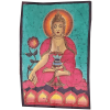 Buddha Calling the Earth to Witness Mudra Enlightenment Double Sided Banner