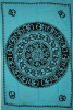 Om Shanti Mandala Art Handloom Style Tapestry