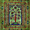 Tree of Life Peacock Tapestry