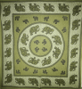 Elephant Herd Mandala Tapestry