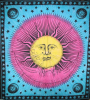 Divine Sun & Crescent Moon Tapestry