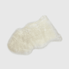 CLASSIC SHEEPSKIN SINGLE PELT RUG (Color: NATURAL IVORY, size: NATURAL IVORY)