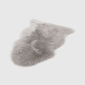CLASSIC SHEEPSKIN SINGLE PELT RUG (Color: CHATEAU GRAY, size: CHATEAU GRAY)