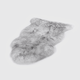 RUSTIC SHEEPSKIN SINGLE PELT RUG (Color: HUSKY TIP, size: HUSKY TIP)