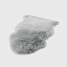 MODERN SHEEPSKIN SINGLE PELT RUG (Color: QUIET GRAY, size: QUIET GRAY)