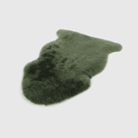 MODERN SHEEPSKIN RUG (Color: CYPRESS, size: CYPRESS)