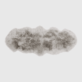 CLASSIC SHEEPSKIN DOUBLE PELT RUG (Color: CHATEAU GRAY, size: CHATEAU GRAY)