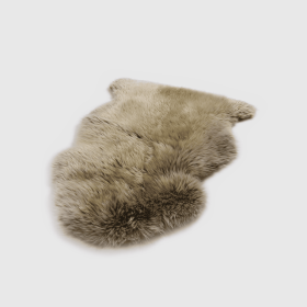 RUSTIC SHEEPSKIN RUG (Color: CAPPUCCINO, size: CAPPUCCINO)