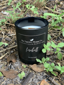 Coco Soy Candle (Color: Black, size: medium)